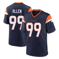 Johmsee D.Broncos #99 Zach Allen Player Navy Home Game Stitched Jerseys