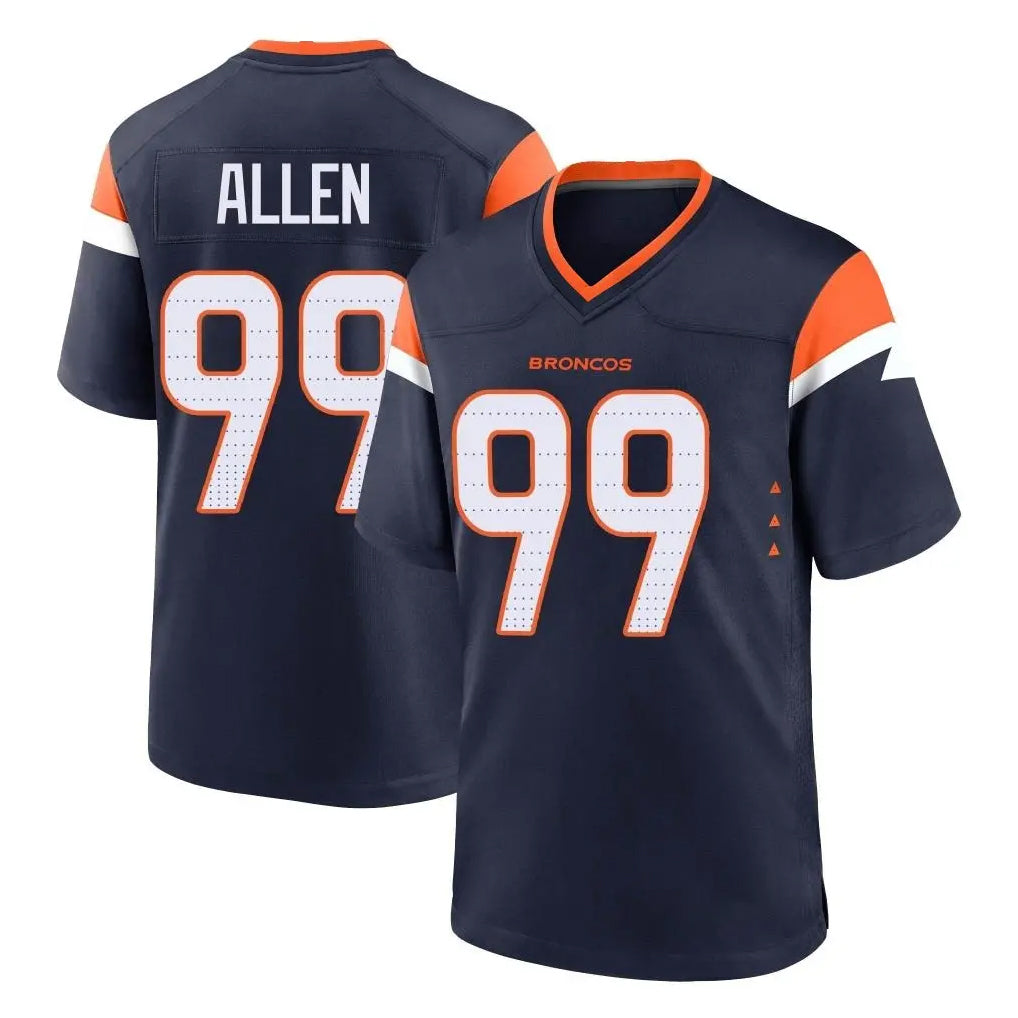 Johmsee D.Broncos #99 Zach Allen Player Navy Home Game Stitched Jerseys