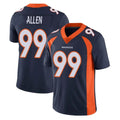 Johmsee D.Broncos #99 Zach Allen Player Navy Vapor Untouchable Limited Game Stitched Jerseys