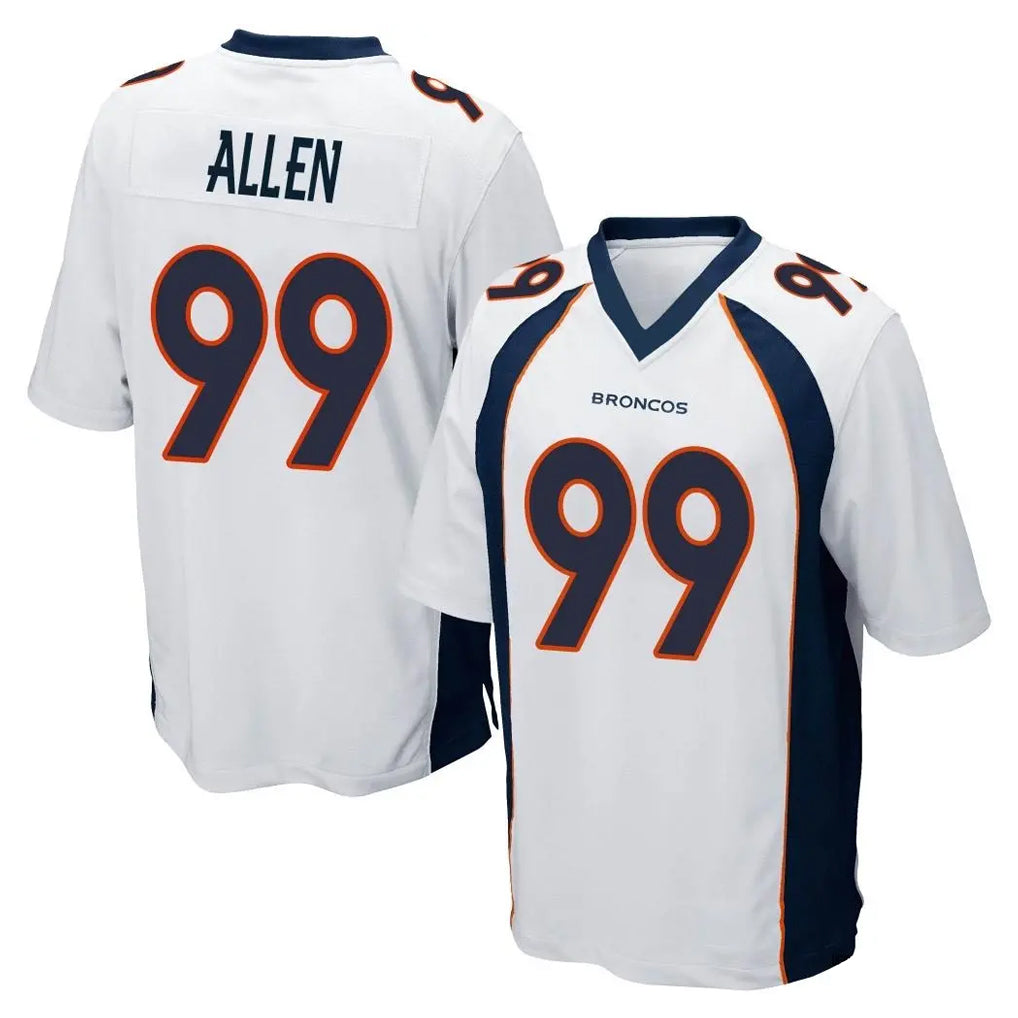 Johmsee D.Broncos #99 Zach Allen Player White Game Stitched Jerseys