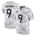 Johmsee D.Broncos #9 Talanoa Hufanga Player Arctic Camo Salute To Service Limited Stitched Jerseys
