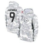 Johmsee D.Broncos #9 Talanoa Hufanga Player Arctic Camo Salute to Service Hoodies Limited Game Stitched Jerseys