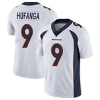 Johmsee D.Broncos #9 Talanoa Hufanga Player White Vapor Untouchable Limited Home Game Stitched Jerseys