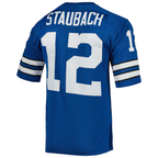 Johmsee D.Cowboys 1971 #12 Roger Staubach Mitchell & Ness Royal Authentic Throwback Retired Player Jersey