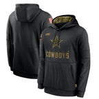 Johmsee D.Cowboys Black Salute to Service Pullover Hoodies Limited Blank Player Stitched Jerseys