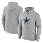 Johmsee D.Cowboys Gray Pullover Hoodies Limited Blank Player Stitched Jerseys