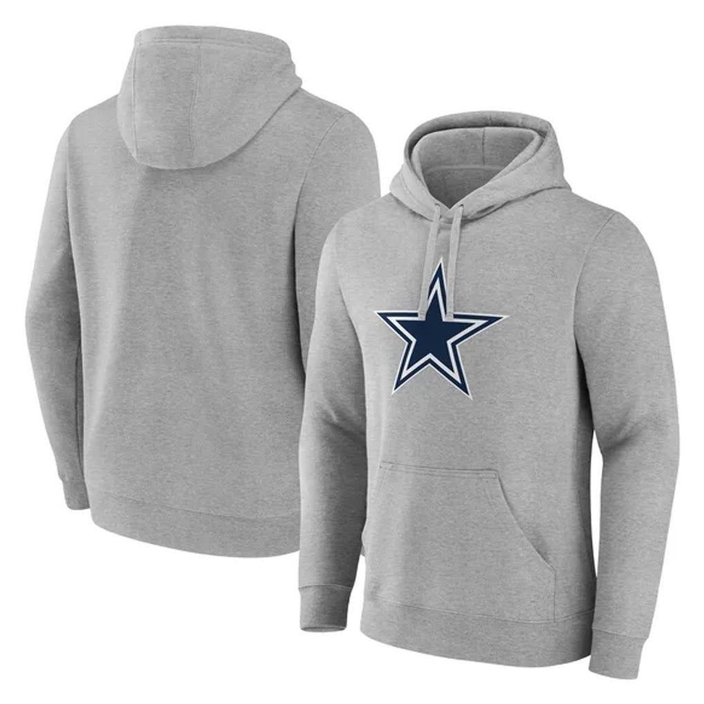 Johmsee D.Cowboys Gray Pullover Hoodies Limited Blank Player Stitched Jerseys