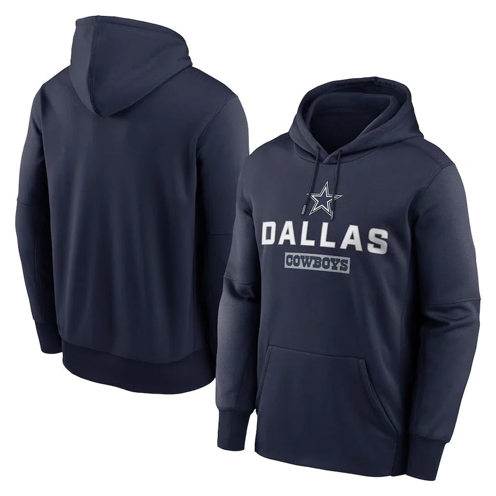 Johmsee D.Cowboys Navy Toss Sweep Performance Pullover Hoodie Limited Blank Player Stitched Jerseys