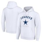 Johmsee D.Cowboys White Pullover Hoodies Limited Blank Player Stitched Jerseys