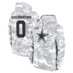 Johmsee D.Cowboys #0 DeMarvion Overshown Player Arctic Camo Salute to Service Hoodies Limited Game Stitched Jerseys