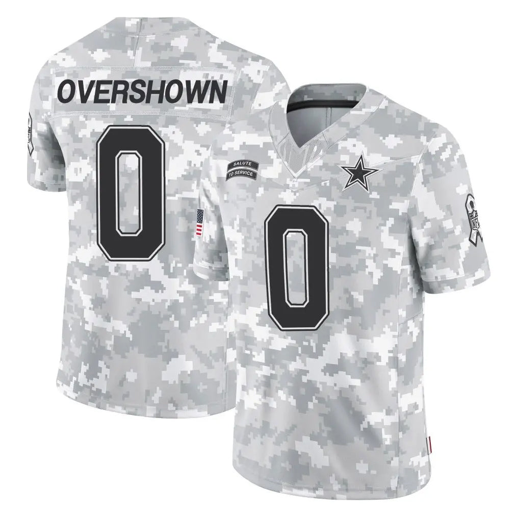 Johmsee D.Cowboys #0 DeMarvion Overshown Player Arctic Camo Salute to Service Limited Home Game Stitched Jerseys