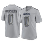Johmsee D.Cowboys #0 DeMarvion Overshown Player Gray Atmosphere Fashion Home Game Stitched Jerseys