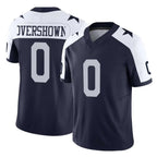 Johmsee D.Cowboys #0 DeMarvion Overshown Player Navy-White Limited Alternate Vapor F.U.S.E. Home Game Stitched Jerseys