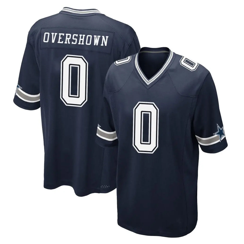 Johmsee D.Cowboys #0 DeMarvion Overshown Player Navy Home Game Stitched Jerseys