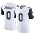 Johmsee D.Cowboys #0 DeMarvion Overshown Player White-Navy Limited Vapor F.U.S.E. Home Game Stitched Jerseys