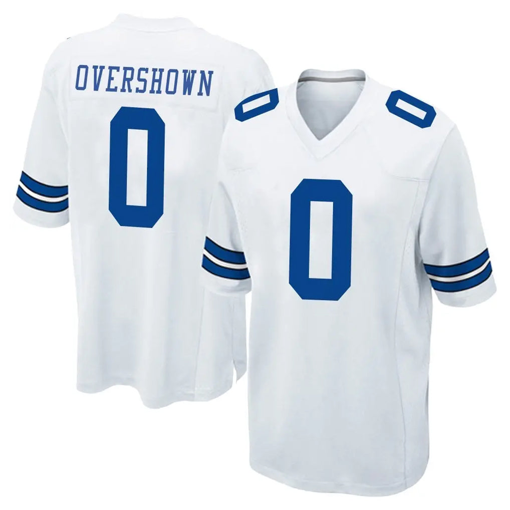 Johmsee D.Cowboys #0 DeMarvion Overshown Player White Home Game Stitched Jerseys