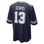 Johmsee D.Cowboys #13 Caleb Downs Navy 2026 Draft First Round Pick No. 11 Team Game Stitched Jerseys