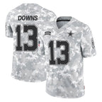 Johmsee D.Cowboys #13 Caleb Downs Player Arctic Camo Salute to Service Limited Home Game Stitched Jerseys
