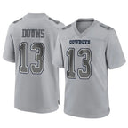 Johmsee D.Cowboys #13 Caleb Downs Player Gray Atmosphere Fashion Home Game Stitched Jerseys