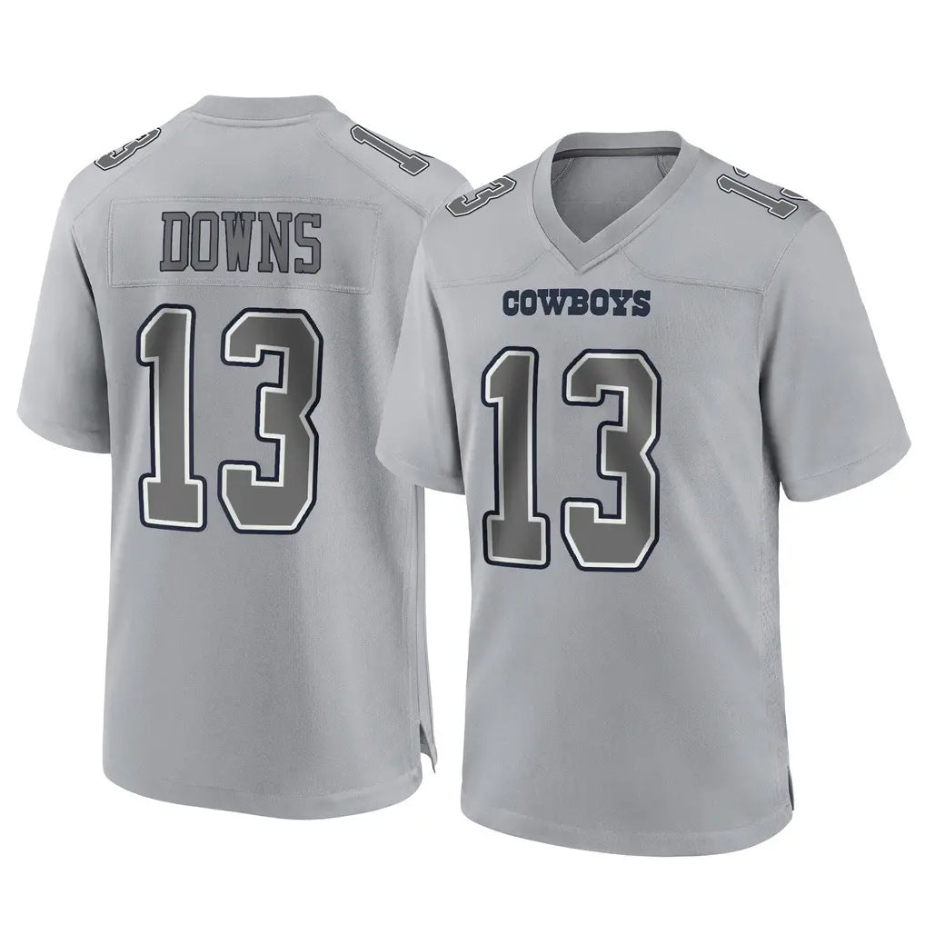 Johmsee D.Cowboys #13 Caleb Downs Player Gray Atmosphere Fashion Home Game Stitched Jerseys