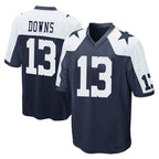 Johmsee D.Cowboys #13 Caleb Downs Player Navy-White Alternate Home Game Stitched Jerseys