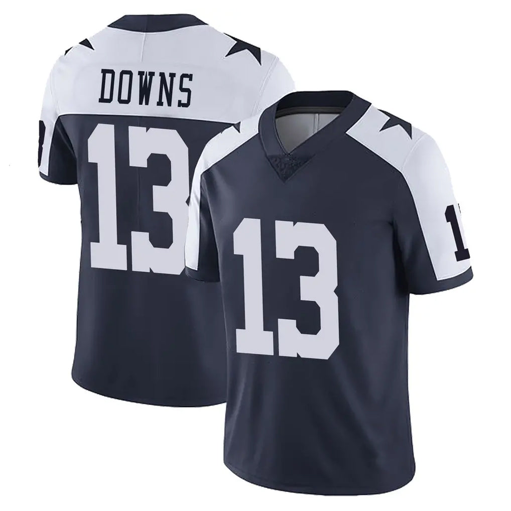 Johmsee D.Cowboys #13 Caleb Downs Player Navy-White Limited Alternate Vapor Untouchable Home Game Stitched Jerseys