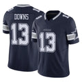 Johmsee D.Cowboys #13 Caleb Downs Player Navy Limited Vapor F.U.S.E. Home Game Stitched Jerseys