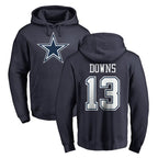 Johmsee D.Cowboys #13 Caleb Downs Player Navy Pullover Hoodies Limited Stitched Jerseys