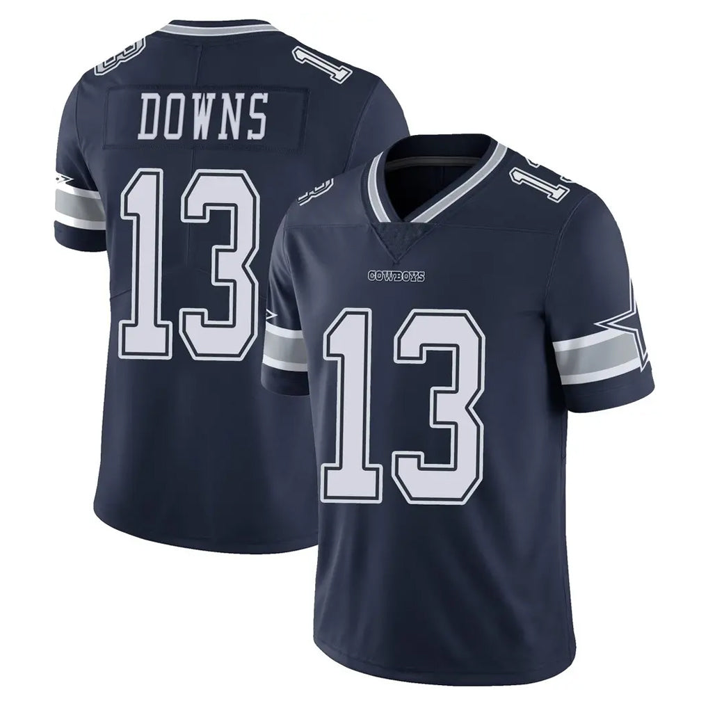 Johmsee D.Cowboys #13 Caleb Downs Player Navy Vapor Untouchable Limited Home Game Stitched Jerseys