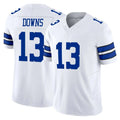 Johmsee D.Cowboys #13 Caleb Downs Player White Limited Vapor F.U.S.E. Home Game Stitched Jerseys