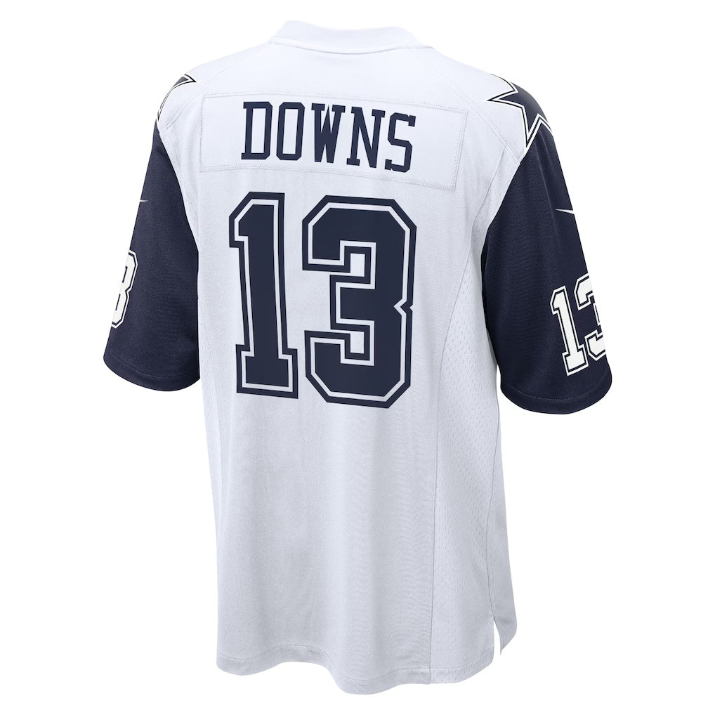 Johmsee D.Cowboys #13 Caleb Downs White Alternate Game Stitched Jerseys