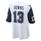 Johmsee D.Cowboys #13 Caleb Downs White Alternate Game Stitched Jerseys