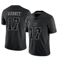 Johmsee D.Cowboys #17 Brandon Aubrey Player Black REFLECTIVE Limited Stitched Jerseys