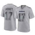 Johmsee D.Cowboys #17 Brandon Aubrey Player Gray Atmosphere Fashion Home Game Stitched Jerseys