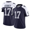 Johmsee D.Cowboys #17 Brandon Aubrey Player Navy-White Limited Alternate Vapor F.U.S.E. Home Game Stitched Jerseys