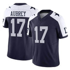 Johmsee D.Cowboys #17 Brandon Aubrey Player Navy-White Limited Alternate Vapor F.U.S.E. Home Game Stitched Jerseys