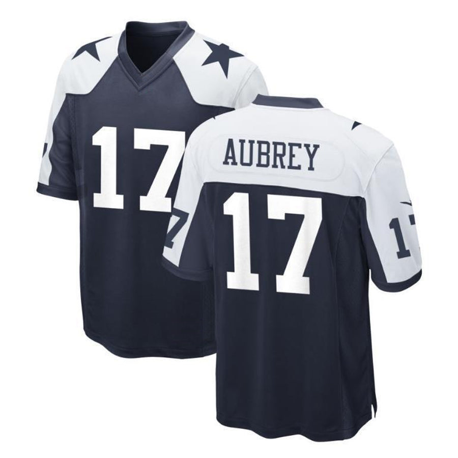 Johmsee D.Cowboys #17 Brandon Aubrey Player Navy Alternate Game Stitched Jerseys