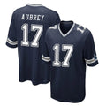 Johmsee D.Cowboys #17 Brandon Aubrey Player Navy Home Game Stitched Jerseys