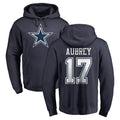 Johmsee D.Cowboys #17 Brandon Aubrey Player Navy Pullover Hoodies Limited Stitched Jerseys