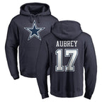 Johmsee D.Cowboys #17 Brandon Aubrey Player Navy Pullover Hoodies Limited Stitched Jerseys