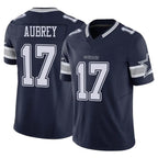 Johmsee D.Cowboys #17 Brandon Aubrey Player Navy Vapor F.U.S.E. Limited Stitched Jerseys