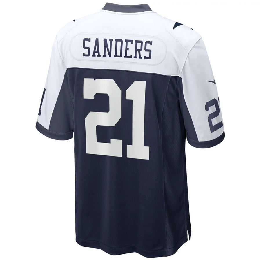 Johmsee D.Cowboys #21 Deion Sanders Player Navy Alternate Game Stitched Jerseys