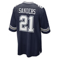 Johmsee D.Cowboys #21 Deion Sanders Player Navy Home Game Stitched Jerseys