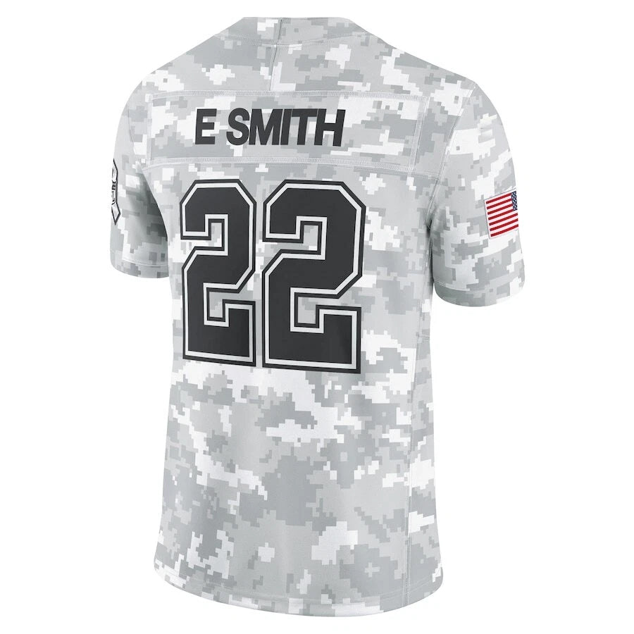 Johmsee D.Cowboys #22 Emmitt Smith Player Arctic Camo Salute to Service Limited Stitched Jerseys