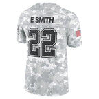 Johmsee D.Cowboys #22 Emmitt Smith Player Arctic Camo Salute to Service Limited Stitched Jerseys