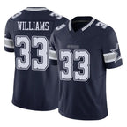 Johmsee D.Cowboys #33 Javonte Williams Player Navy Limited Vapor F.U.S.E. Home Game Stitched Jerseys