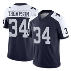 Johmsee D.Cowboys #34 Jalen Thompson Player Navy-White Limited Alternate Vapor F.U.S.E. Home Game Stitched Jerseys