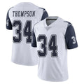Johmsee D.Cowboys #34 Jalen Thompson Player White-Navy Limited Color Rush Vapor Untouchable Home Game Stitched Jerseys