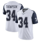 Johmsee D.Cowboys #34 Jalen Thompson Player White-Navy Limited Color Rush Vapor Untouchable Home Game Stitched Jerseys