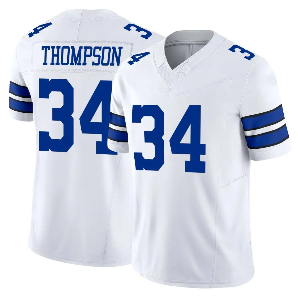 Johmsee D.Cowboys #34 Jalen Thompson Player White Limited Vapor F.U.S.E. Home Game Stitched Jerseys